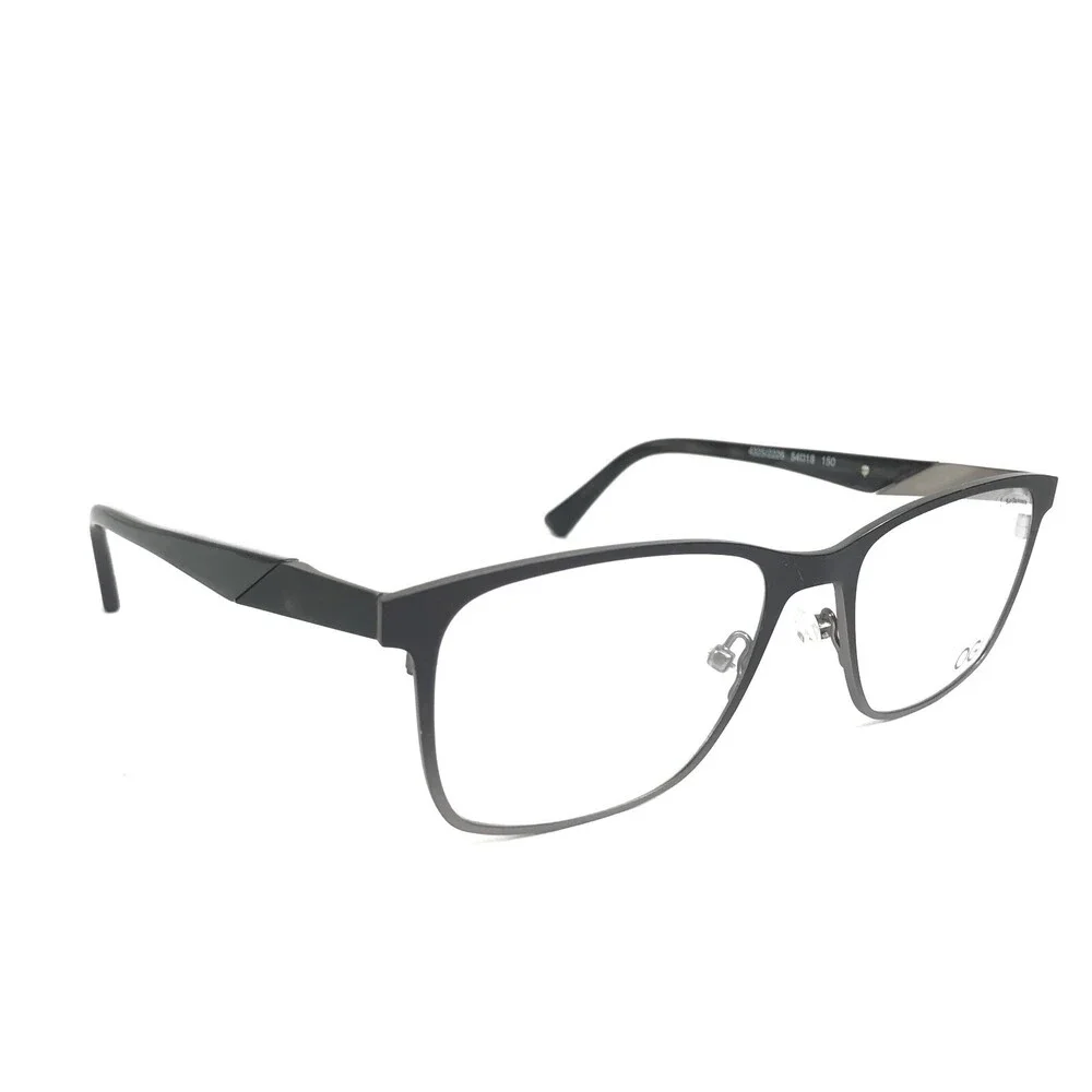 OGI Eyeglasses Frames EVOLUTION 4325/2226 Black Gray Square Full Rim 54-18-150